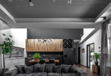 Urbanistinio stiliaus modernus interjeras Interjeras